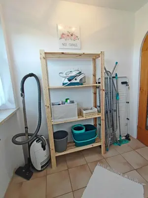 Ein Badezimmer in der Unterkunft Ferienwohnung Haindorfer Berg