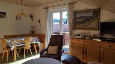 TV/Unterhaltungsangebot in der Unterkunft Ferienwohnung Heimbeck Kochel