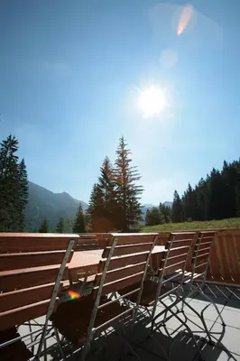 Naturlandschaft in der Nähe des Hostels
