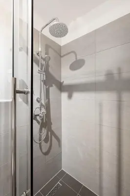 Ein Badezimmer in der Unterkunft Apartment close to Theresienwiese