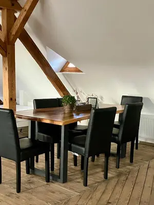 Grundriss der Unterkunft Black Billard l Loft für 2-5 Personen l Wohlfühlen in Altstadtnähe