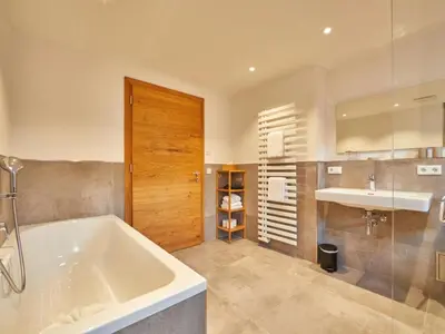 Ein Badezimmer in der Unterkunft Fewo Sterntaler OG in Garmisch-Partenkirchen