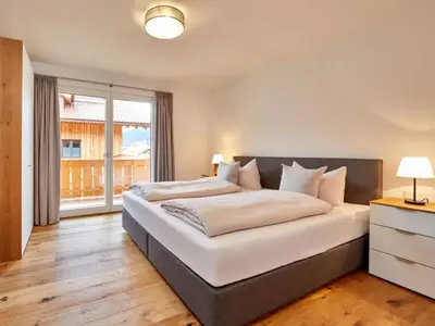 Ein Bett oder Betten in einem Zimmer der Unterkunft Fewo Sterntaler OG in Garmisch-Partenkirchen