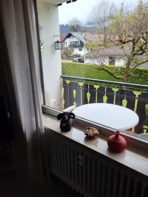 Ein Balkon oder eine Terrasse in der Unterkunft Bergkristall