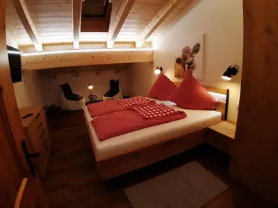 Ein Bett oder Betten in einem Zimmer der Unterkunft Ilgerhof Ferienwohnungen