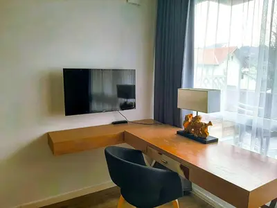 TV/Unterhaltungsangebot in der Unterkunft Ferienwohnung Bergzauber mit Balkon & Bergblick