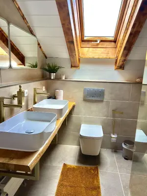 Ein Badezimmer in der Unterkunft Gasthof Königstand