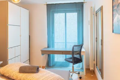 Ein Bett oder Betten in einem Zimmer der Unterkunft Stilvolles 50qm Altstadt Apt Ingolstadt