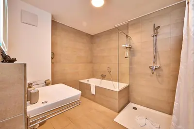 Ein Badezimmer in der Unterkunft AuszeitBerg