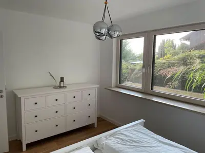 Ein Bett oder Betten in einem Zimmer der Unterkunft Ferien in Finning - im traumhaften Fünfseenland