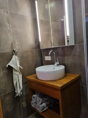 Ein Badezimmer in der Unterkunft Haus Weißenbacher