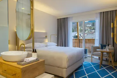 Ein Bett oder Betten in einem Zimmer der Unterkunft Caro & Selig, Tegernsee, Autograph Collection