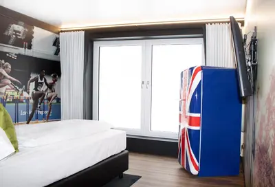 Ein Bett oder Betten in einem Zimmer der Unterkunft SOB Hotel by WMM Hotels