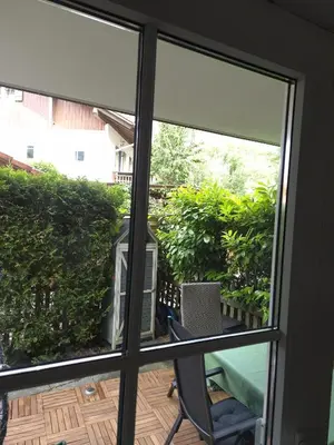 Ein Balkon oder eine Terrasse in der Unterkunft Happy Trails, Cosy One Room Garten Apartment