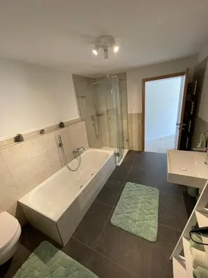 Ein Badezimmer in der Unterkunft Ferienwohnung Obstgarten