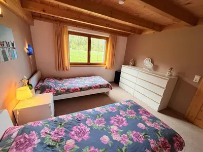 Ein Bett oder Betten in einem Zimmer der Unterkunft Casa Cubana - Schönes und komfortables Ferienhaus am Waldrand