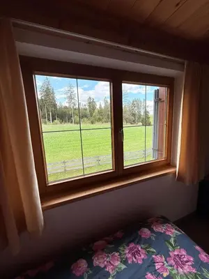 Ein Bett oder Betten in einem Zimmer der Unterkunft Casa Cubana - Schönes und komfortables Ferienhaus am Waldrand