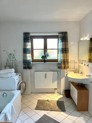 Ein Badezimmer in der Unterkunft FeWo Flair