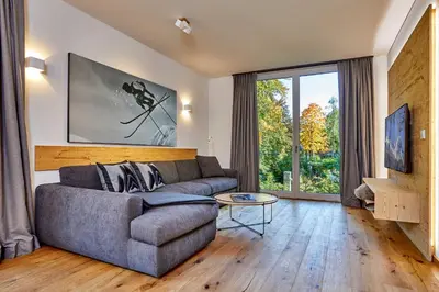 TV/Unterhaltungsangebot in der Unterkunft Parkchalet