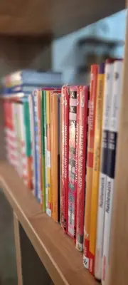 Die Bibliothek in der Ferienwohnung