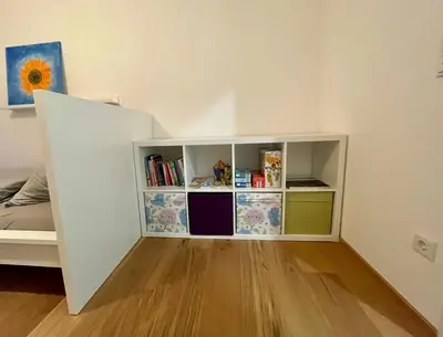 Die Bibliothek in der Ferienwohnung