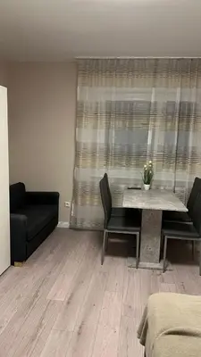 Ein Sitzbereich in der Unterkunft Hochfeld Apartment in Augsburg