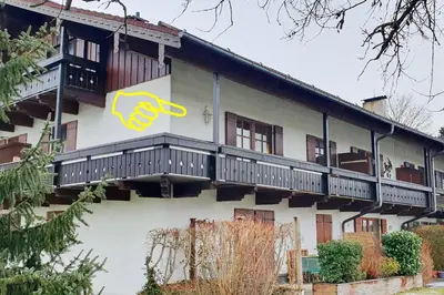 Das Gebäude in dem sich die Ferienwohnung befindet