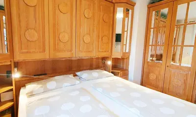 Ein Bett oder Betten in einem Zimmer der Unterkunft Fewo Christine