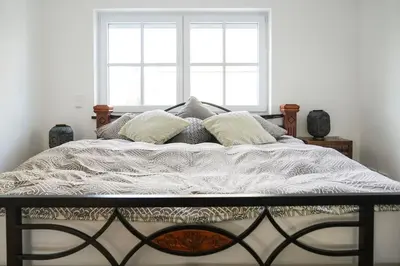 Ein Bett oder Betten in einem Zimmer der Unterkunft Loft “Samuel”