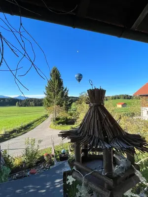 Naturlandschaft in der Nähe des Privatzimmers