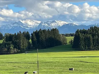 Naturlandschaft in der Nähe des Privatzimmers