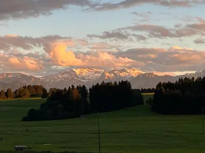Naturlandschaft in der Nähe des Privatzimmers