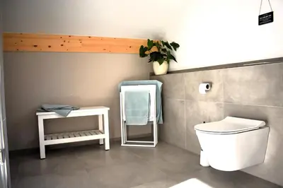 Ein Badezimmer in der Unterkunft Ferienwohnung Menter
