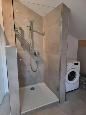 Ein Badezimmer in der Unterkunft Ferienwohnung Menter
