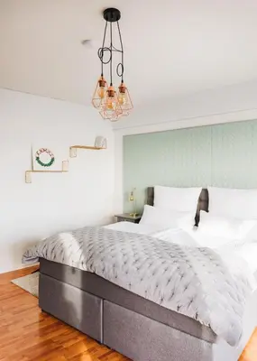 Ein Bett oder Betten in einem Zimmer der Unterkunft GREAT CITY VIEW I 26 FLOOR I NETFLIX and BOXSPRINGBED