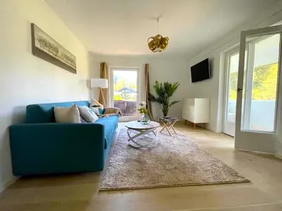 TV/Unterhaltungsangebot in der Unterkunft Großzügige FeWo mit Bergblick am Tegernsee