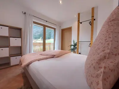 Ein Bett oder Betten in einem Zimmer der Unterkunft Apartment Kofelblick