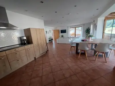 Küche/Küchenzeile in der Unterkunft Apartment Traumblick