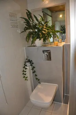 Ein Badezimmer in der Unterkunft Kemnater Alm