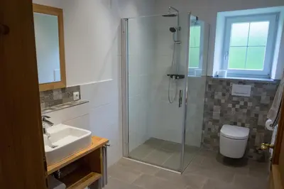 Ein Badezimmer in der Unterkunft Bio-Bauernhof Eisele