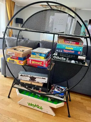 Die Bibliothek in der Ferienwohnung