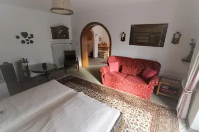 Ein Bett oder Betten in einem Zimmer der Unterkunft Schneeglöckchen - a74007