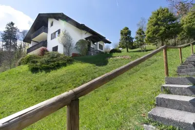 Ein Garten an der Unterkunft Malerblick - a73966