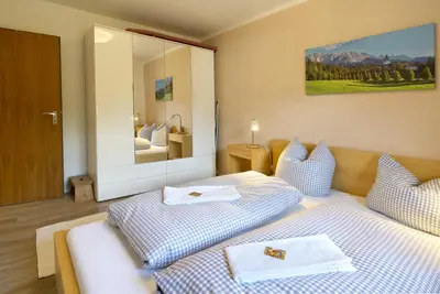 Ein Bett oder Betten in einem Zimmer der Unterkunft Malerblick - a73966