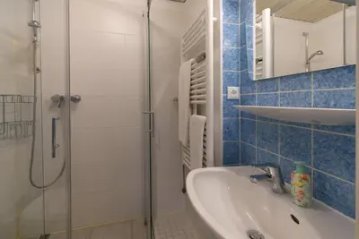 Ein Badezimmer in der Unterkunft Malerblick - a73966