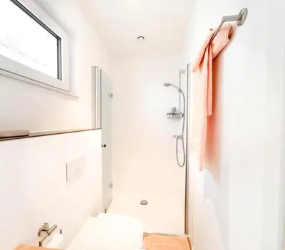 Ein Badezimmer in der Unterkunft Pension Fiets