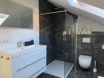 Ein Badezimmer in der Unterkunft Ferienwohnung im Allgäu