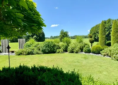Ein Garten an der Unterkunft Ferienwohnung Ober