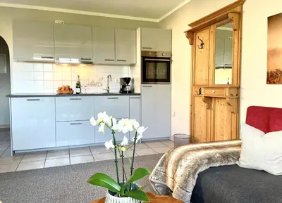 Küche/Küchenzeile in der Unterkunft Ferienwohnung Ober