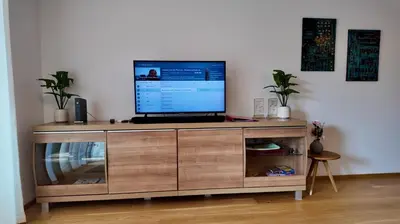 TV/Unterhaltungsangebot in der Unterkunft Modern Apartment, central in Bad Aibling
